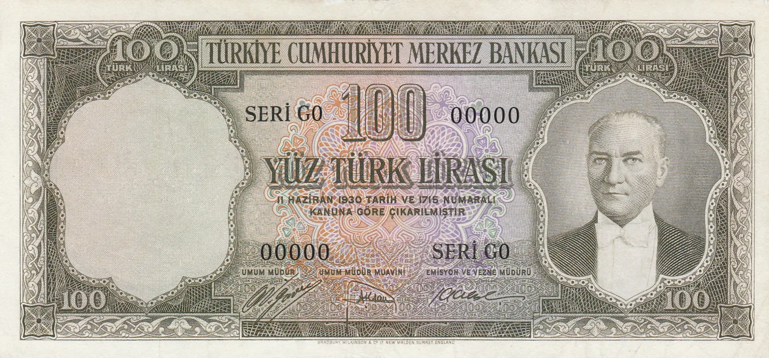 100 Türk Lirası